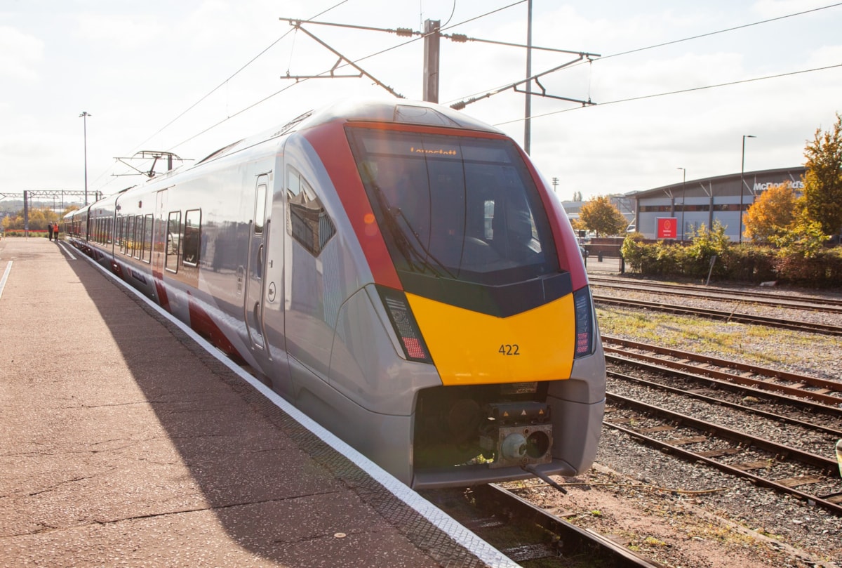 Image shows Greater Anglia train