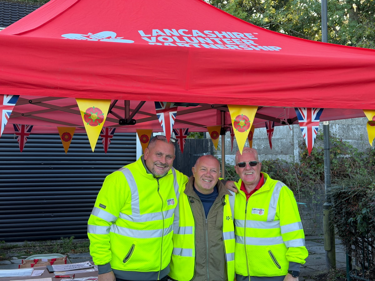 Volunteers at the Skelmersdale event