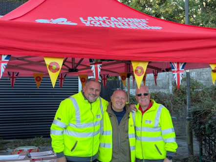 Volunteers at the Skelmersdale event