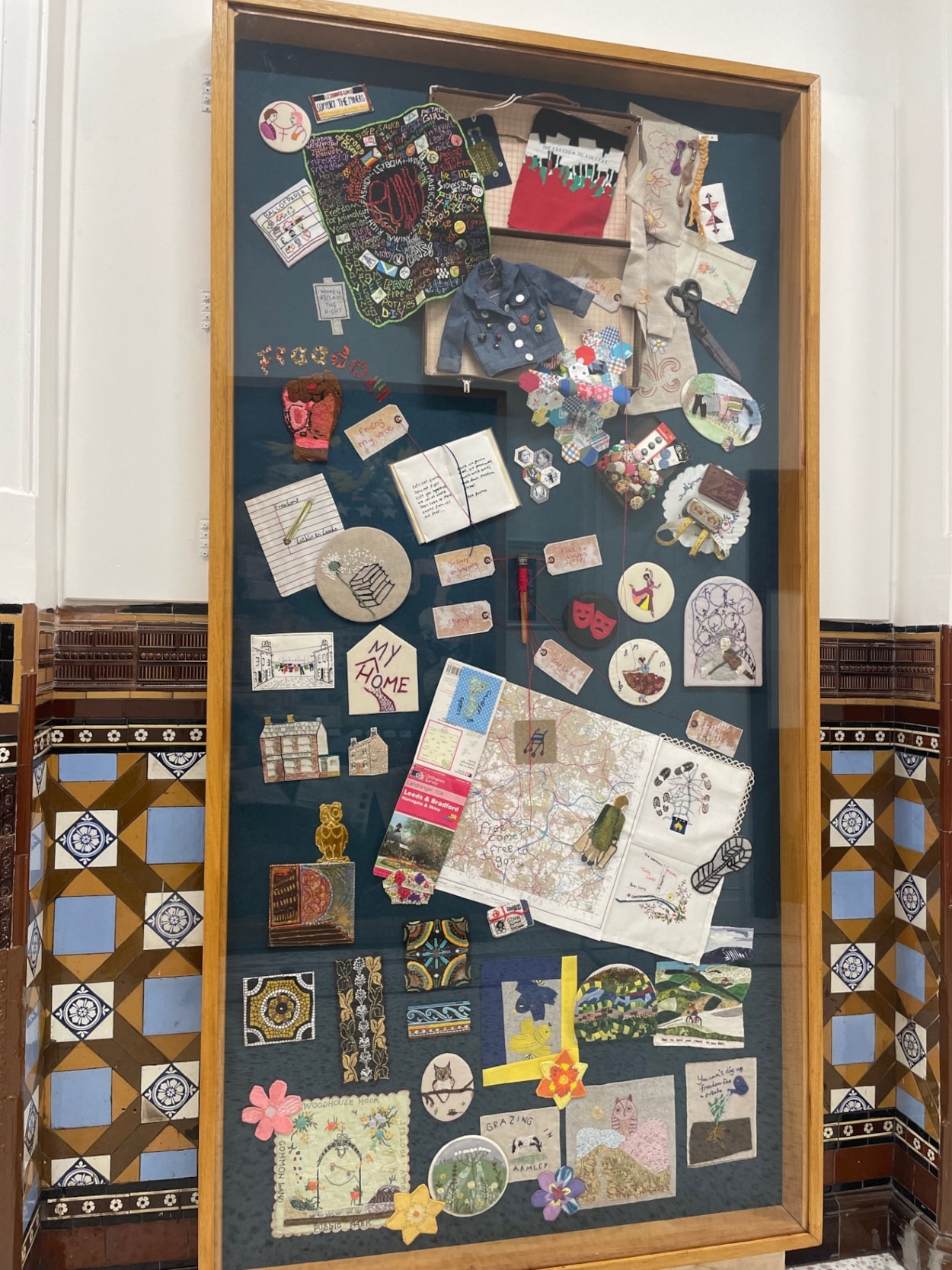 Leeds Tapestry new panel: The new panel was inspired by reflections on what freedom means today, 80 years after the end of the Second World War.