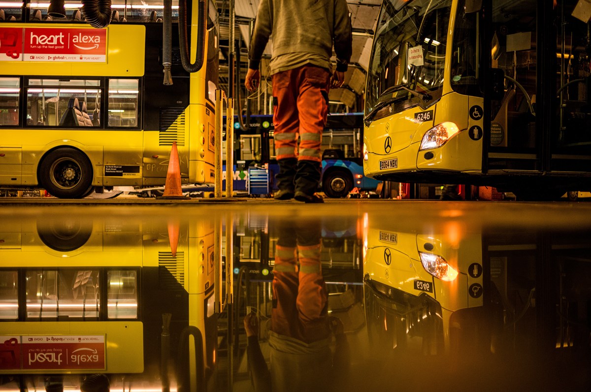 Staff at Go North West, part of The Go-Ahead Group, worked overnight to launch the first of Manchester's franchised Bee Network buses on Sunday morning, from depots in Bolton and Wigan.