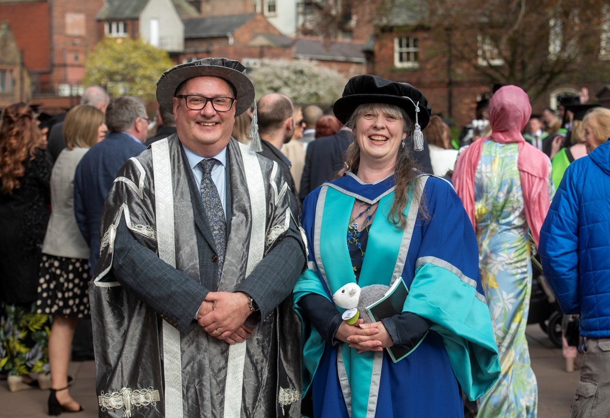 Prof Brian Webster-Hendersion with Dr Joan Howarth April 25 2022