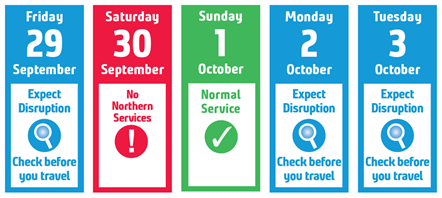 Travel Advice Calendar - 29 Sept to 3 Oct 2023