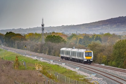 Chiltern Railways train on the Oxford - Milton Keynes route