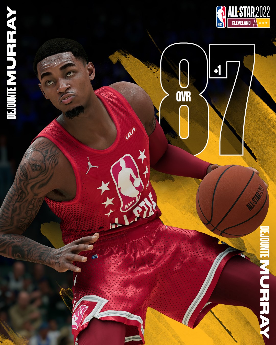 NBA 2K22 All Star Ratings DeJounte Murray