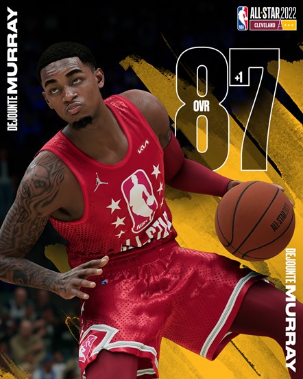 NBA 2K22 All Star Ratings DeJounte Murray