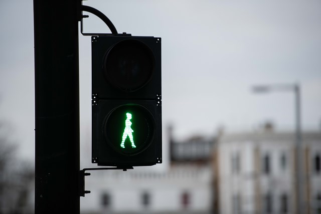 Tfl Image - IWD Green Woman Pedestrian Lights 4