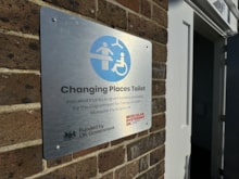 Changing Places sign: Changing Places sign