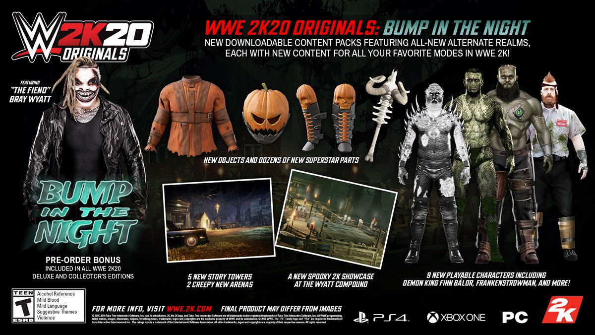 WWE2K20 Originals Bump in the Night