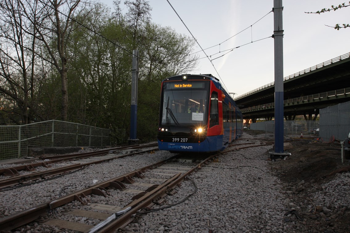 Network Rail carried out Easter work on the network to allow Tram Trains to run in the future 3