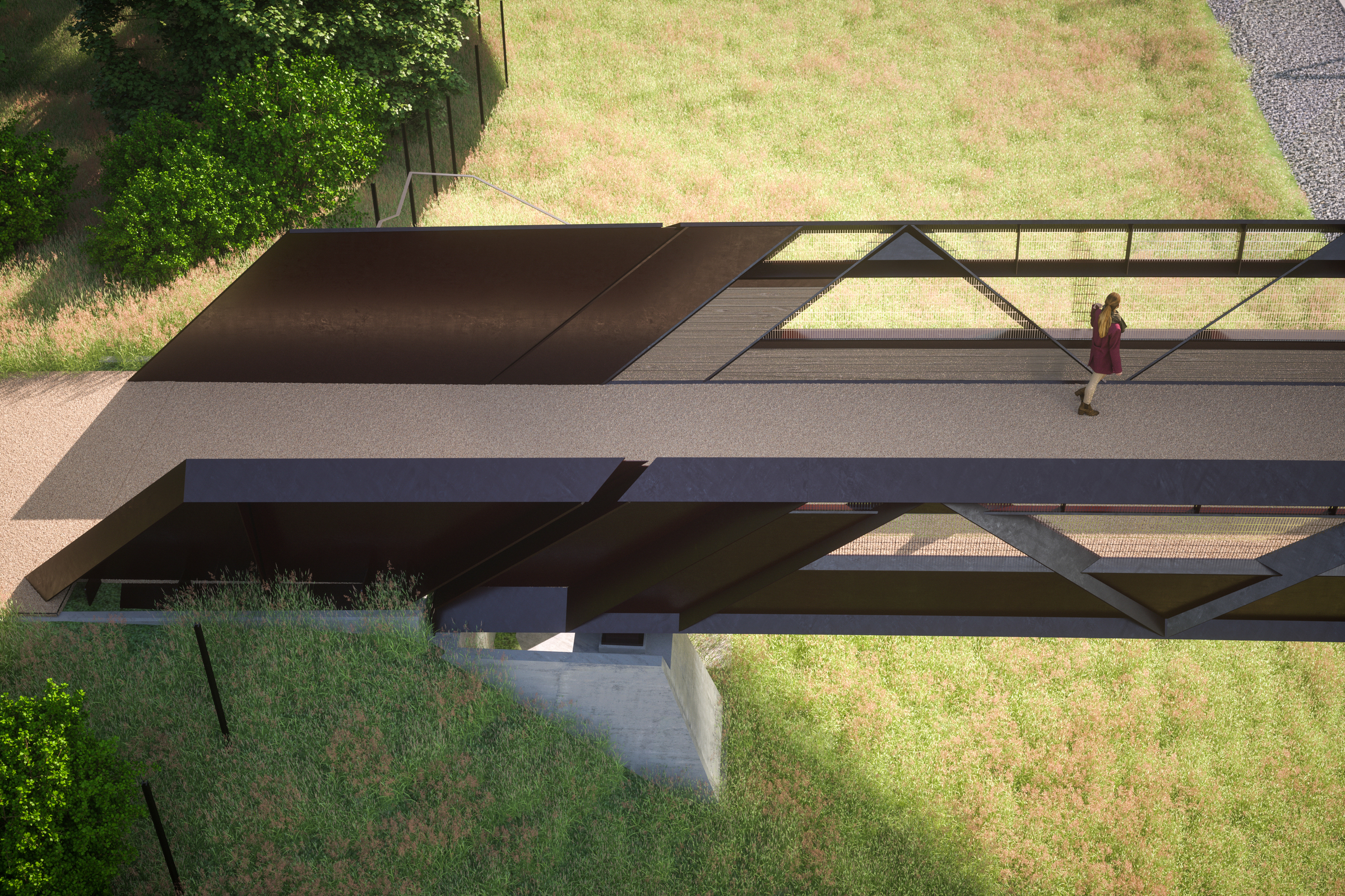 HS2 Reveals First Rural Footbridge Design