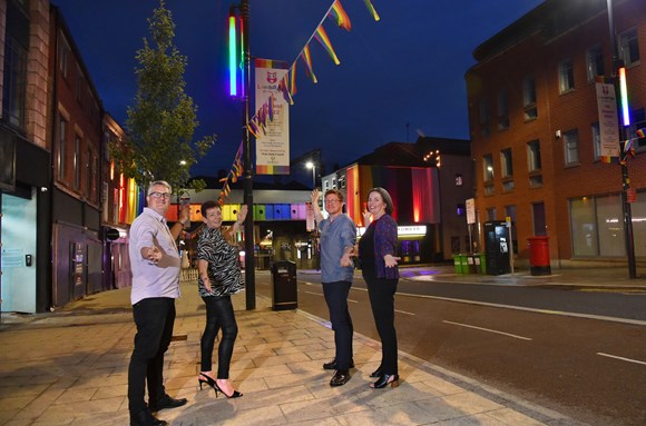 Lower Briggate Rainbow Lighting (3)