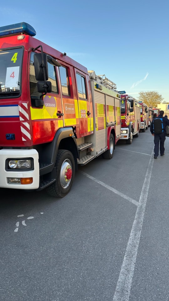 London Fire Brigade - Ukraine Convoy April 2025 2