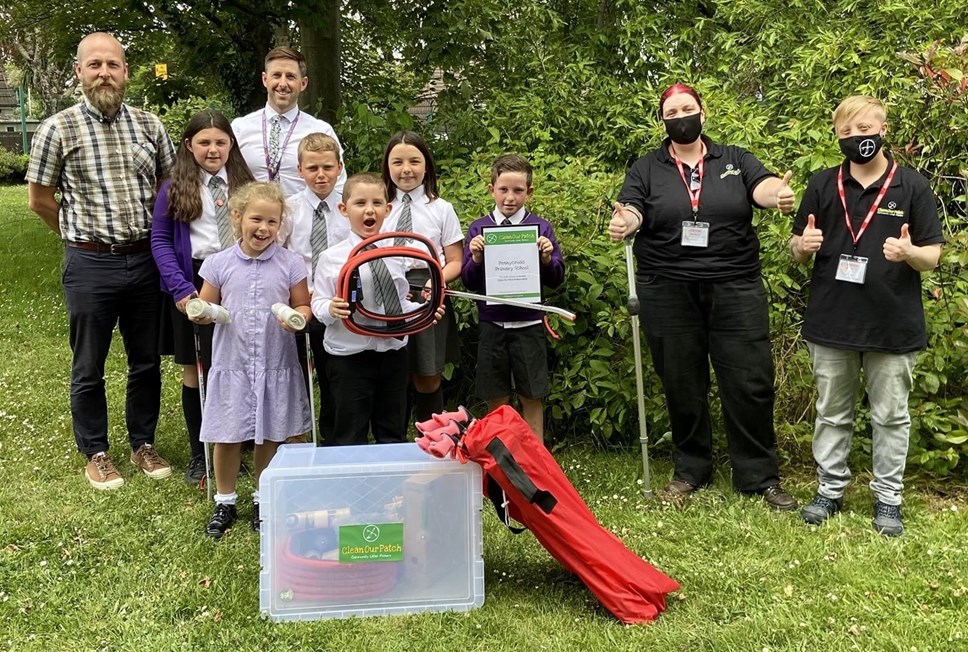 Clean Our Patch litter-picking group in Plymouth