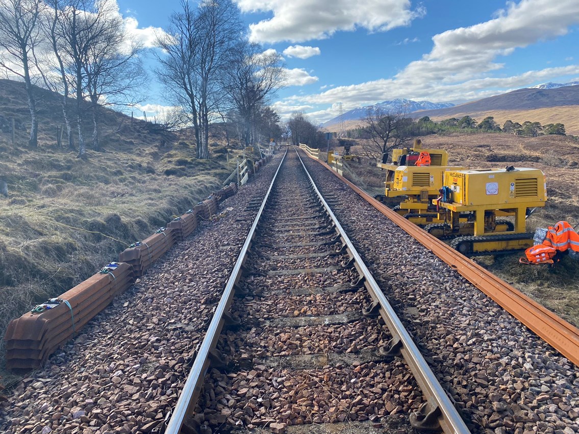 £7m improvement project completed on the West Highland Line: WHL works completion 2