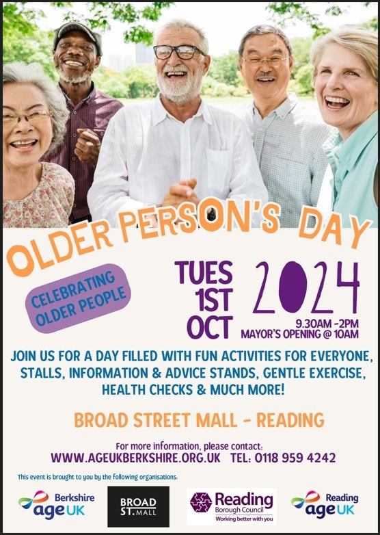 Older person's Day Broad St Mall poster