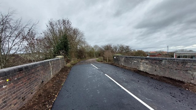 Station Road overbridge reopened: Station Road overbridge reopened