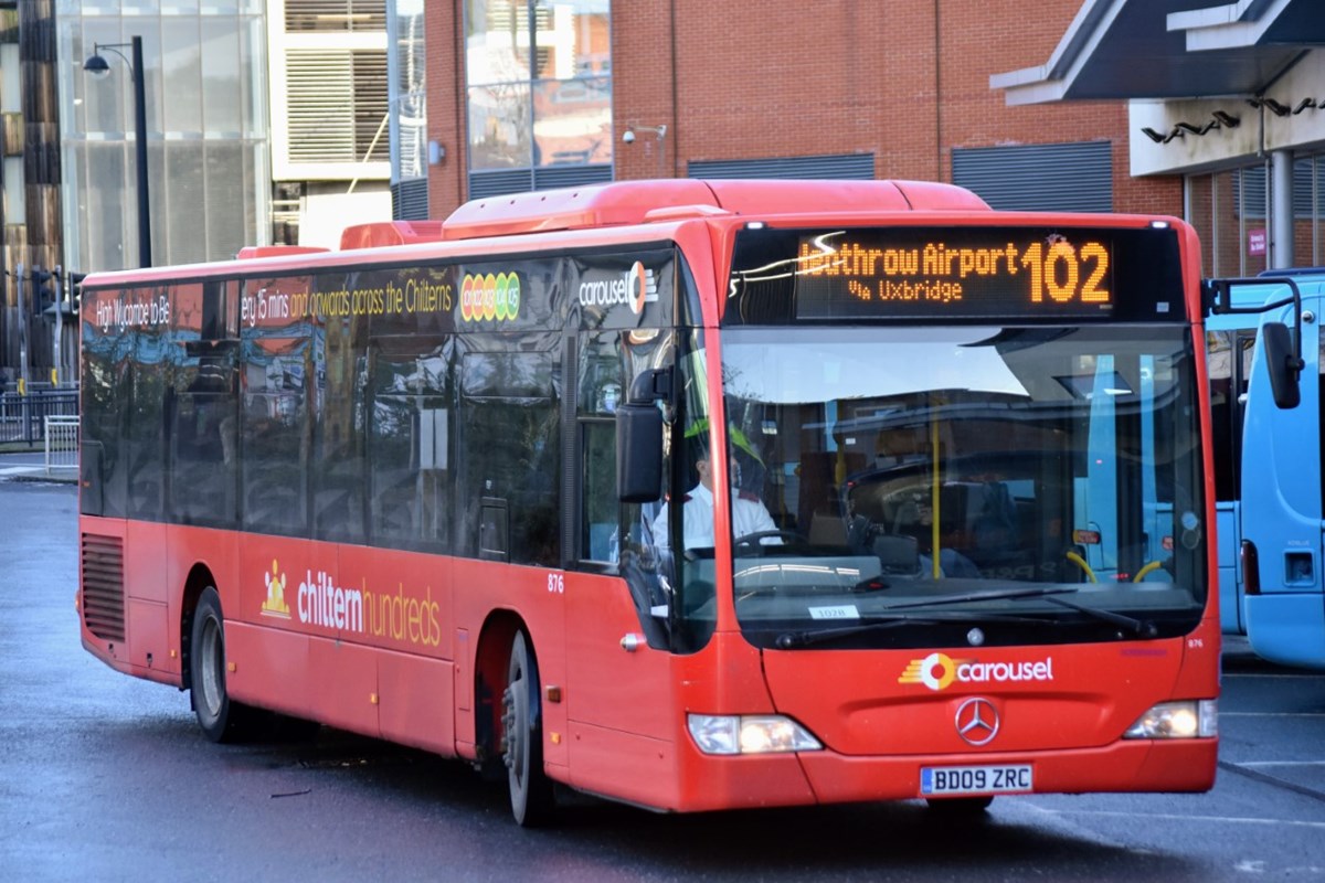 Carousel Buses route 102, between High Wycombe and Heathrow Airport, has seen a 130% increase in passenger numbers since the Government's £2 fare cap was introduced on January 1st.