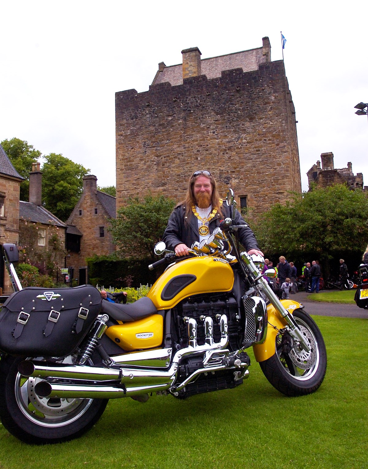 Provost Todd and bike july 12