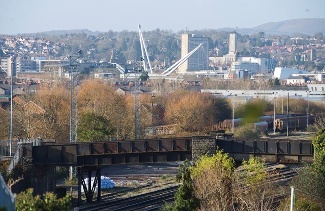 Newport residents invited to find out more about how electrification in South Wales will improve rail journeys: Somerton Road Bridge, Newport. December 2014 1