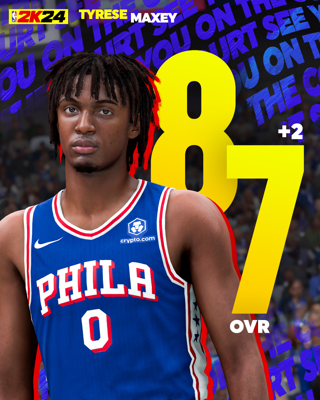 NBA 2K24 Ratings 1 Tyrese Maxey | 2K Newsroom