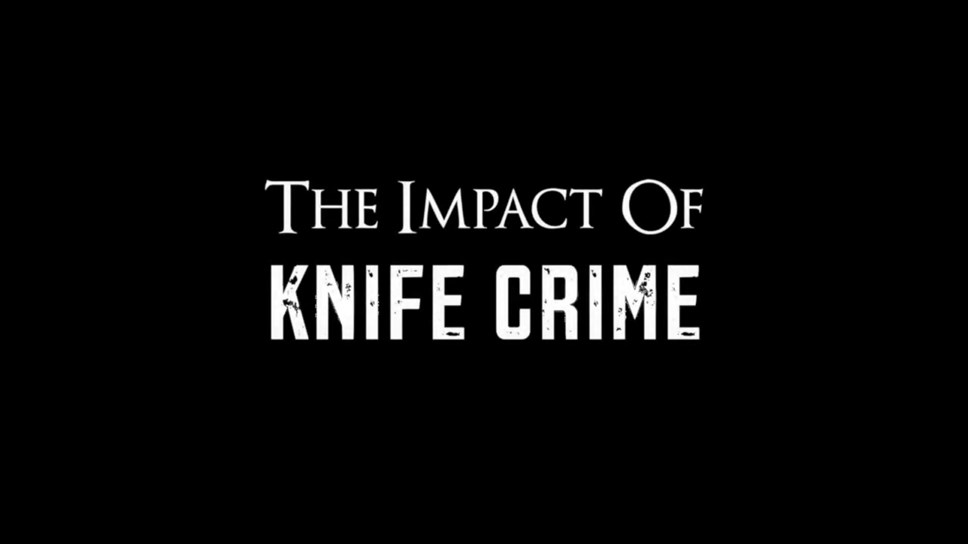 The Impact Of Knife Crime title slide