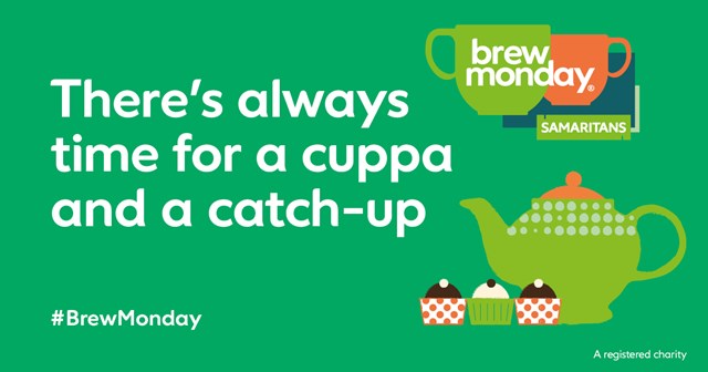 Network Rail and GWR get on board for Samaritans’ Brew Monday: Brew Monday facebook digi card