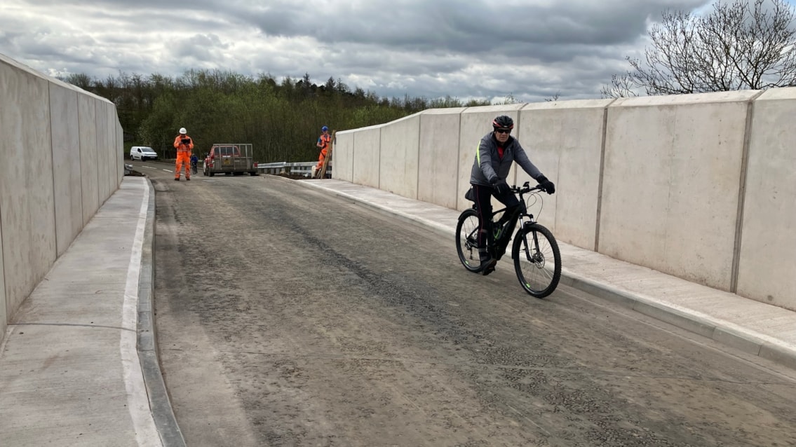 Thornton Road bridge reopens: Thornton Road Bridge (2)