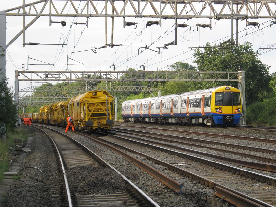 Network Rail's high output Track Renewal System 4 in action: Network Rail's high output Track Renewal System 4 in action