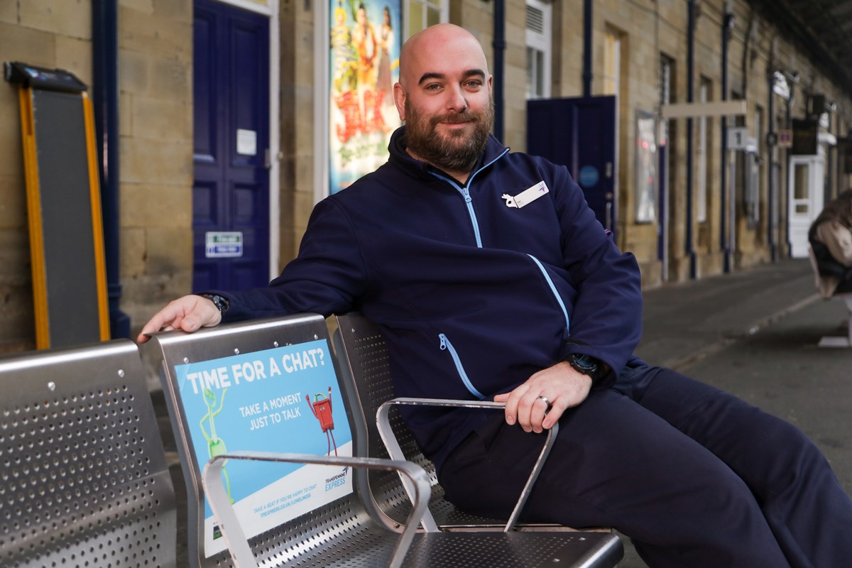 Ian Watson, a TPE Train Driver, tells his story on a TPE Chatty Bench