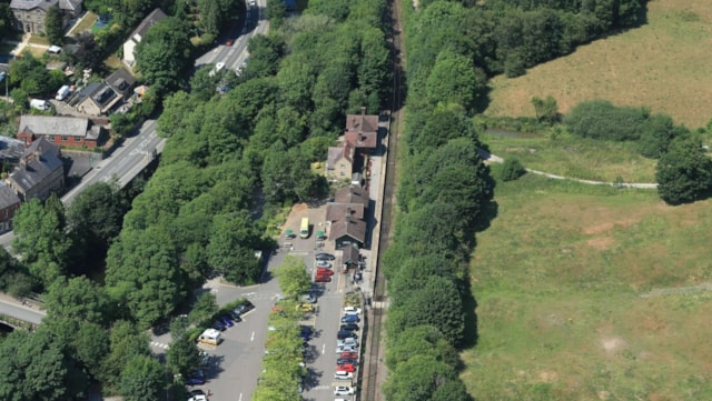 Buses replace trains for nine days during £3m Derbyshire rail investment: Matlock Bath-16