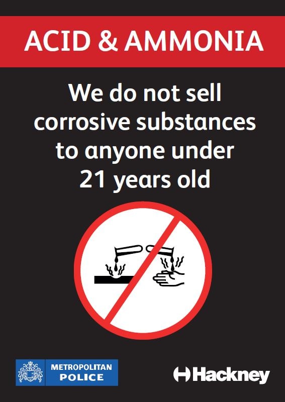 Corrosive substances