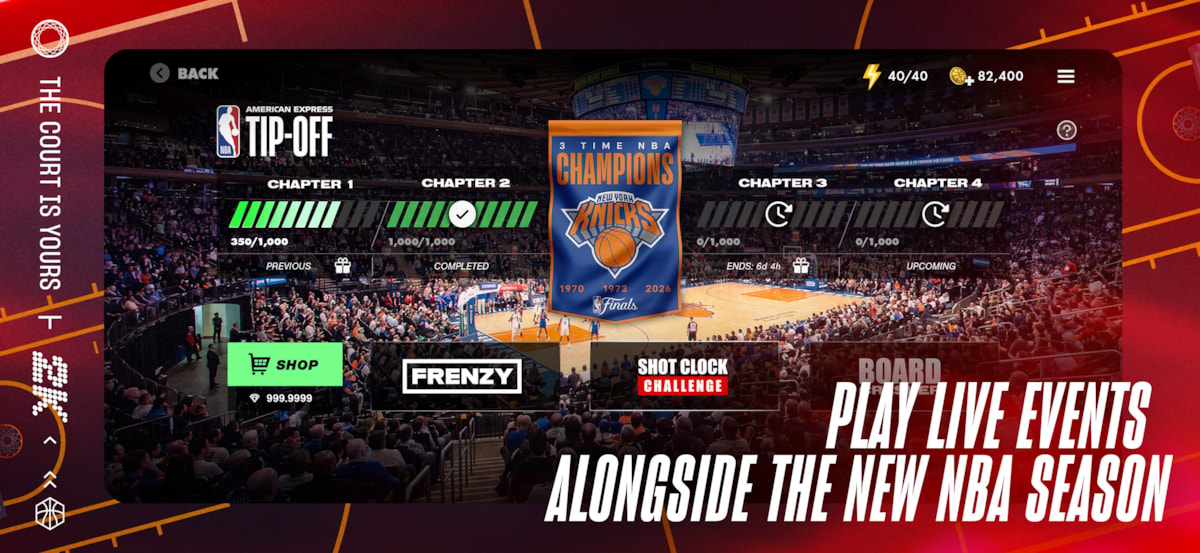 NBA 2K Mobile Season 9 - App Screen 2