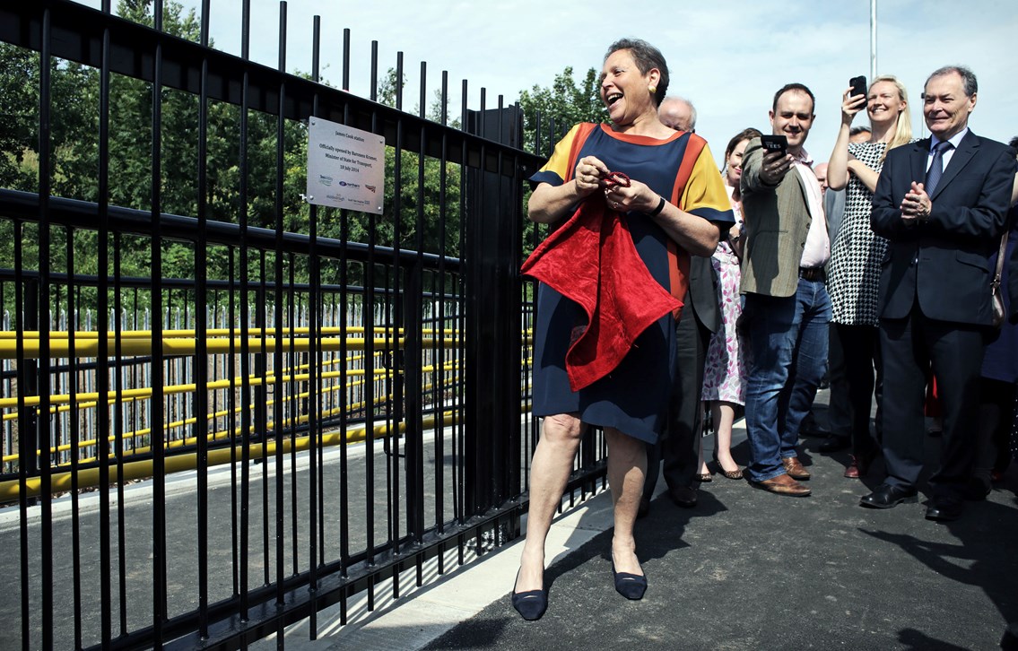 Baroness Kramer officially opens James Cook station: Baroness Kramer opens James Cook station