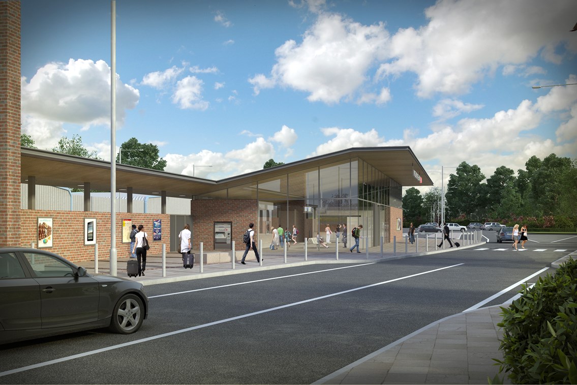 Wokingham Station Upgrade: An eye-catching new station building at Wokingham will provide more modern facilities and a better end-to-end journey experience for passengers.