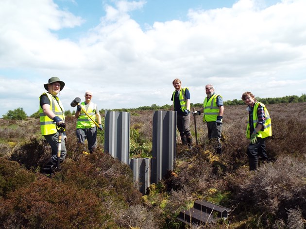 Glasgow City Region’s peatlands set to help fight climate change: Langlands damming Credit: Sara Green