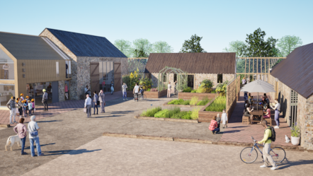 Listed Building Barn Square Day