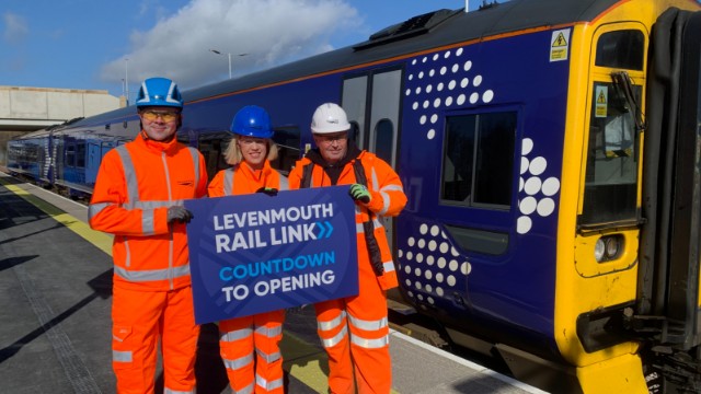 Jenny Gilruth MSP sees Levenmouth rail link progress: Jenny Gilruth Levenmouth 1
