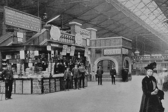 The Interior Of Chester Railway Station c.1900: UK Photo & Social History Archive.