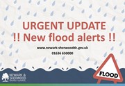 New Flood Alerts: New Flood Alerts