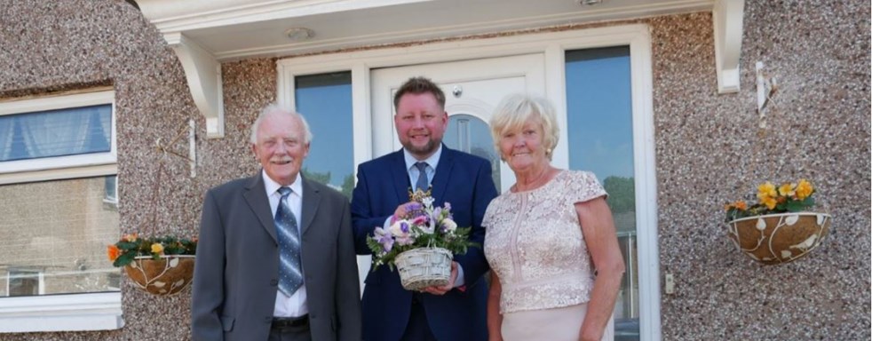 James and Janette Cook celebrate Diamond Wedding Anniversary
