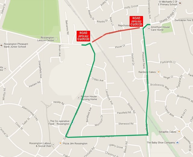 Upgrade means Rossington level crossing will close for nine days: Rossington Level Crossing Road Closure (2)