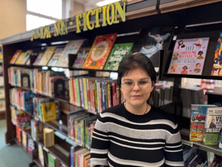 Sophie Denton, library assistant at Burnley Library.