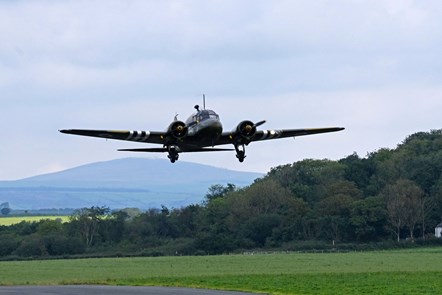 Avro Anson visit to Haverfordwest Airport