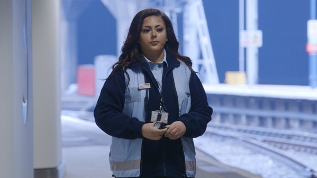 Neena Naylor, Network Rail train despatcher featured in Samaritans film 3