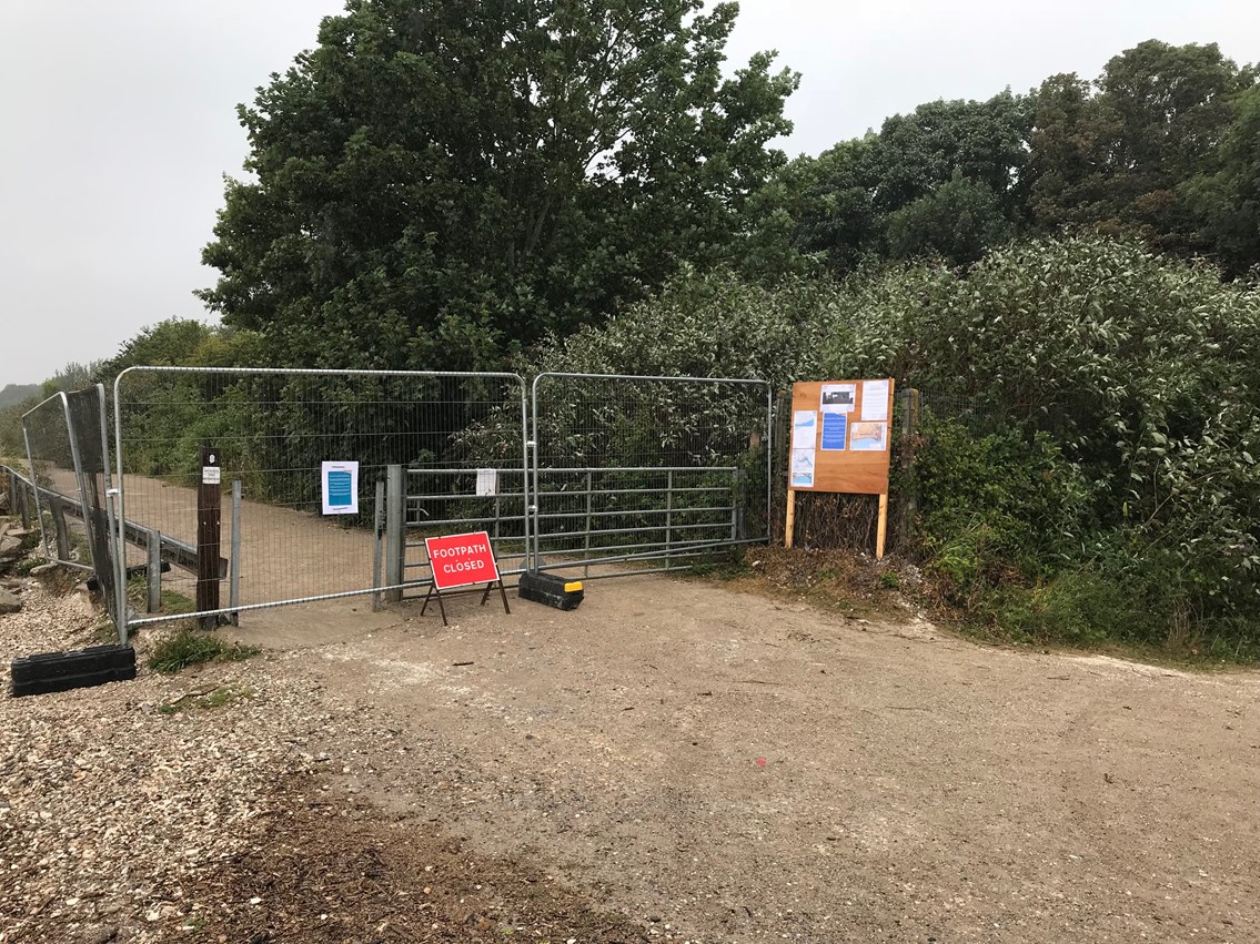 Changes to footpath closure as monitoring work continues: Network Rail urges public to stay safe and keep off closed footpath