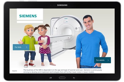 Siemens Healthcare partners with University Hospitals of North Midlands NHS Trust to relieve imaging-related fears: mri-app-full.jpg