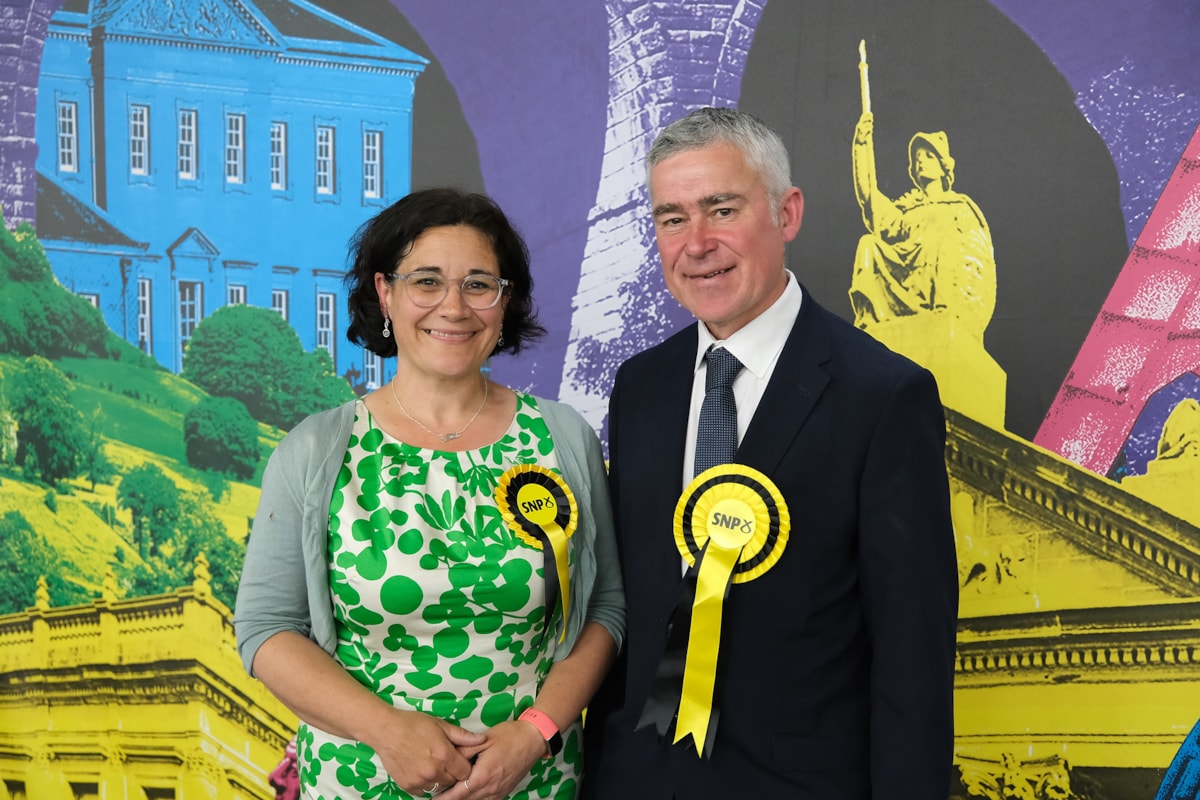 Katie Hagmann and Alan Brown