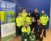 Troon CFRs: From left to right 
Standing - Charley, Bailey, Heidi, (David pattison St John's ), Kieran 
Kneeling - Natalie & Phill