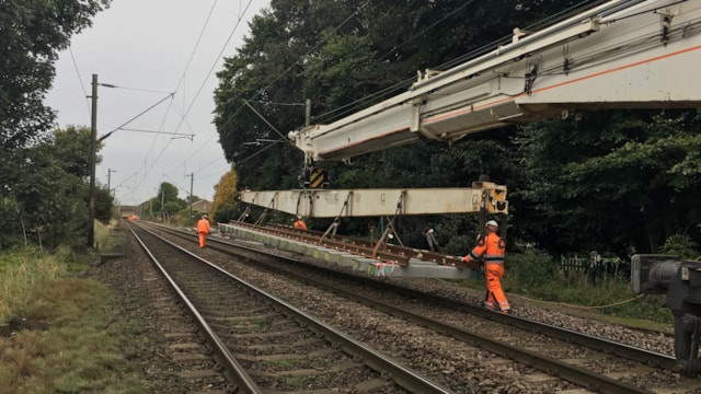 Great Eastern mainline weekend engineering work this winter to keep passengers moving: New track on its way to site GEML